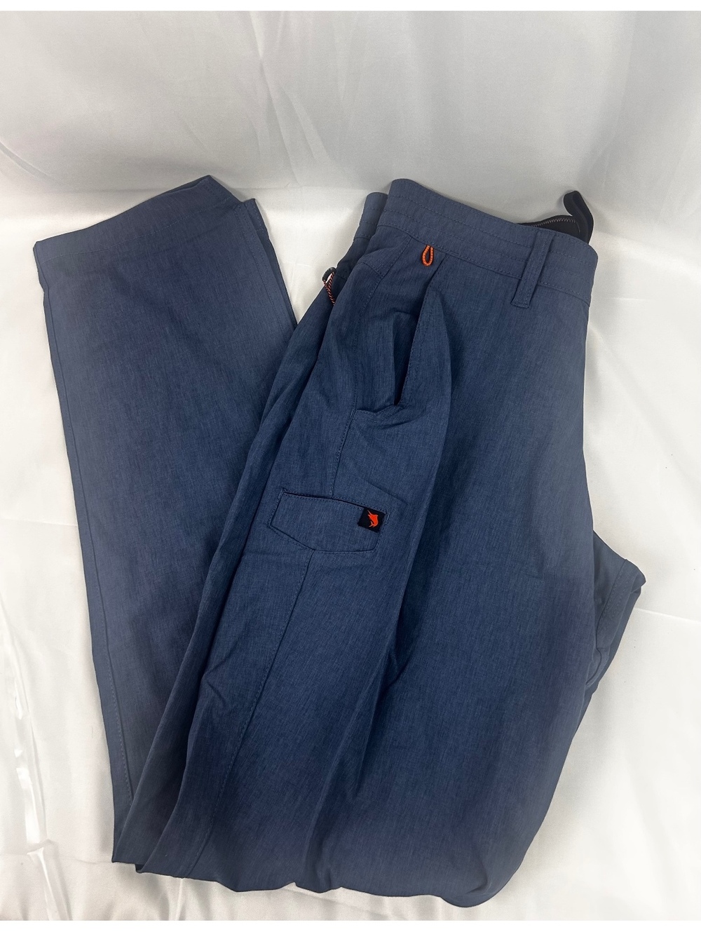 Salt Life Live Salty Men's Blue Cargo Pants Size 28x32